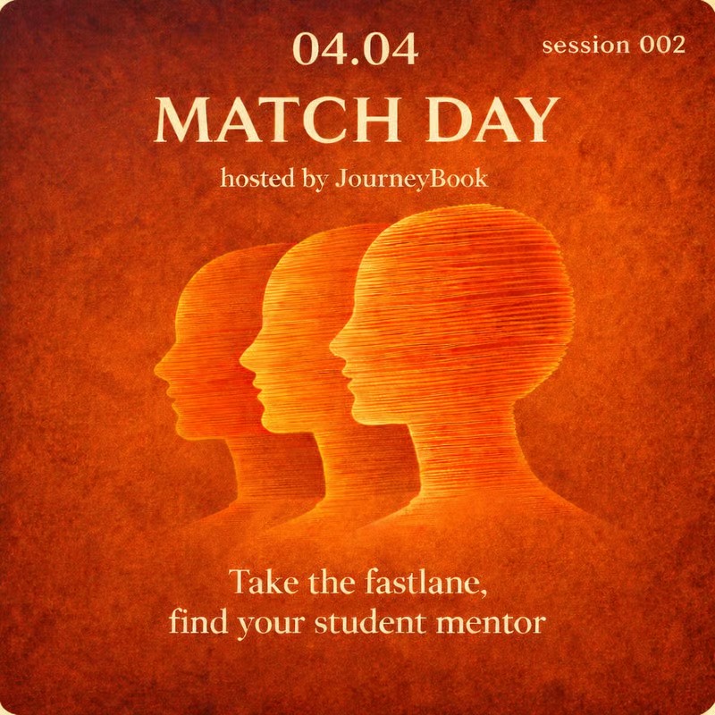 Match Day Session 002 — hosted by JourneyBook · April 2026